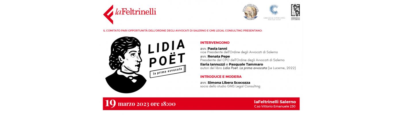 Presentazione del libro "Lidia Po&euml;t. La prima avvocata"