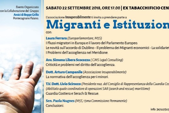Convegno: Migranti e Istituzioni