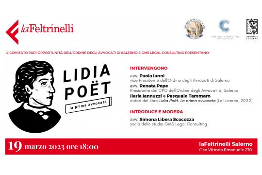 Presentazione del libro "Lidia Po&euml;t. La prima avvocata"